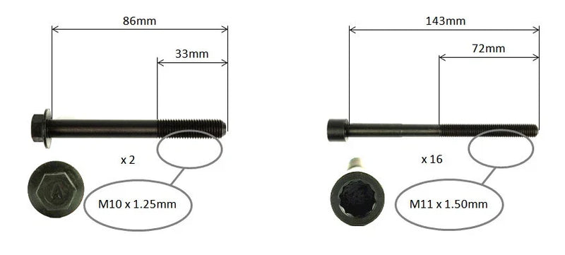Toyota Aurion GSV40 RAV4 GSA33 2 x HeadGasket+Head Bolts (2006–2012)
