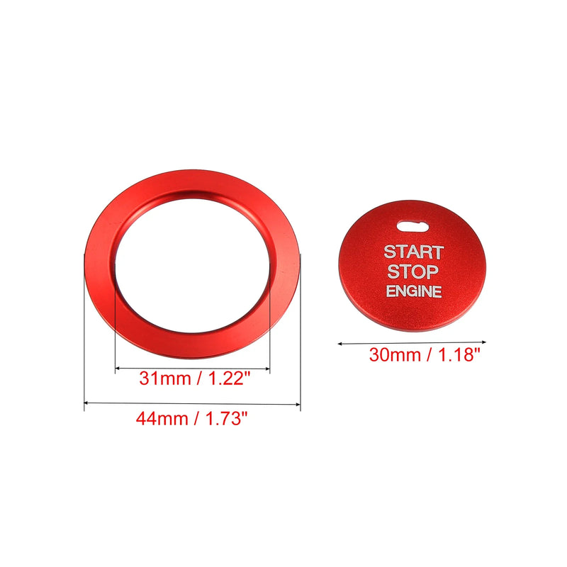 Subaru 2013-2022 Red Engine Start Stop Push Button Cover
