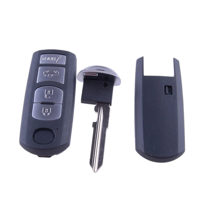Mazda 3, 6 Button Car Flip Key Shell Case (2013-2018)