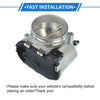 Porsche 911 3.4L 3.6L 3.8L H6 1 Pcs Throttle Body (1999-2016)