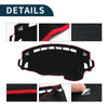 Suzuki Spacia MK32S (2013-2017) w / Sticker Black Red Dashboard Cover Mat