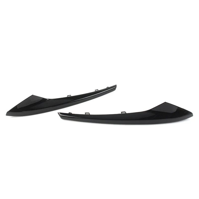 Jaguar XE R-Sport Black Front Bumper Outer Grill Covers (2015-2019)