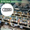 Make Model Oil Seal / 60x72x8mm / Seal Ring Rotary Shaft NBR Black