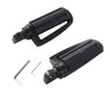 Harley XL883 1200 Sportster Street Glide Footrest Pegs 10mm Matte Black