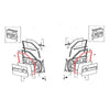 Toyota Corolla Sedan 1979-1987 Front Door Weatherstrip Seal