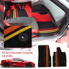 Corvette C8 Coupe Z06 Z51 Carpet Floor Mats Protection Pad Black (2020-2025)