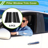 Chevy Suburban Black 6 Pcs Pillar Window Trim (2021-2023)