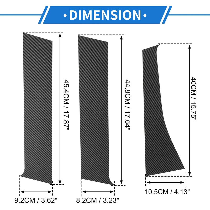Mitsubishi Outlander 6Pcs Door Pillar Window Trim (2016-2023)