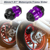All Models Slider Frame / 2 x 15mm Purple / Motorcycle