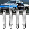 GMC Yukon Sierra Silverado Chrome Car Door Handle Front Left Right Rear (2007-2014)
