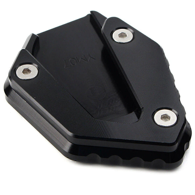 Yamaha MT-07 FZ-07 Black Kickstand Side Stand Enlarger Foot Plate (14-21)