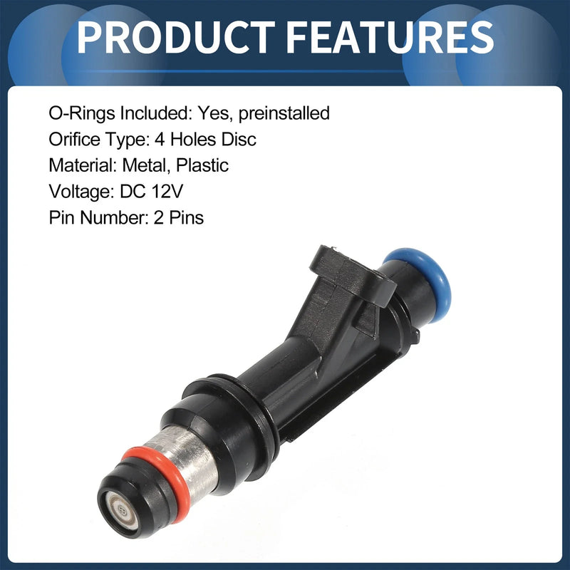 Honda Passport (1998-2002) 3.2L Black 6 x Fuel Injectors
