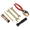 Motorcycle Screwdriver Pliers Wrench Spark Plug Sleeve Remover Tool Kit