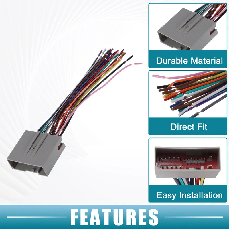 Mercury 2006-2009 Stereo CD Player Radio Wiring Harness Set