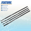 Honda Civic Sedan 4 x Window Seal Weatherstrip Trim (2016-2019)