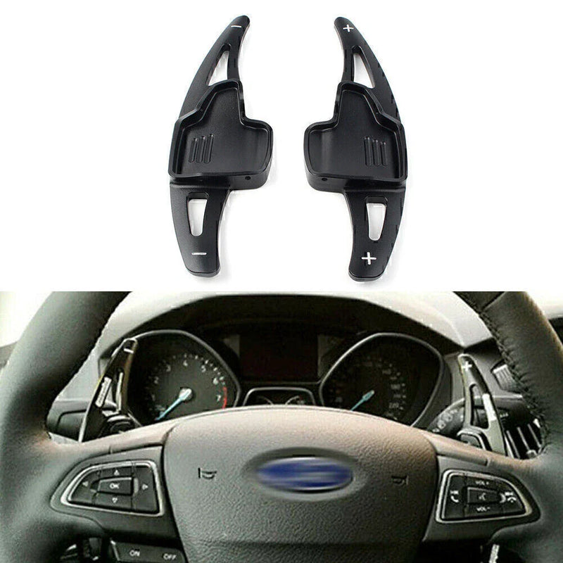 Ford Focus, Escape Steering Wheel Black Shift Paddle Shifter Extension (2012-2018)