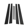 Mitsubishi Lancer (2002-2007) Black 6 Pcs Door Pillar Window Trim