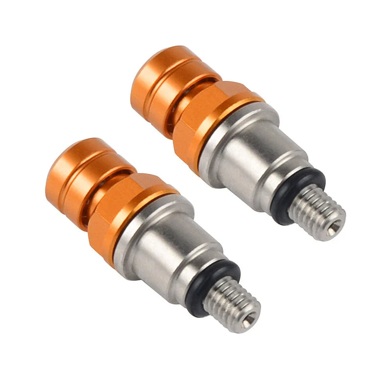 KTM 125 150 250 350 450 SX 2 x Billet Air Fork Bleeder Relief Valves (2011-2023)