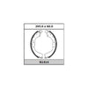 Land Cruiser 40-80 Series Set Rear Drum Brake Shoes Linings Pads