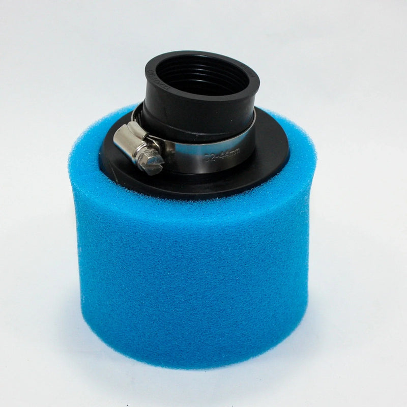 Blue PIT Quad Dirt Bike ATV Buggy 35mm Foam Air Filter Pod
