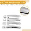 Suzuki Swift (2005-2017) - 1 Set Silver Tone Car Door Handle Cover Trim