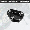 BMW S1000RR 1 Set Aluminum Black Motorcycle Kickstand Pad (2019 - 2023)
