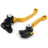 HONDA CRF125R CRF150R CRF250R CRF450R Gold Pivot Brake Clutch Levers (97-21)