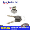 Door Lock Safety Key Set Left Fits Nissan Frontier Navara D22 Pickup 1997-05 D08