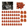 Harley Twin Cam Dyna FXD 52X Engine Topper Screw Bolt Cap Orange
