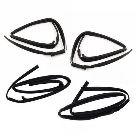 Glass Run Door Channel Rubber Set 4 Fits Toyota Hilux LN85 4D UTE 1989- 95 D05