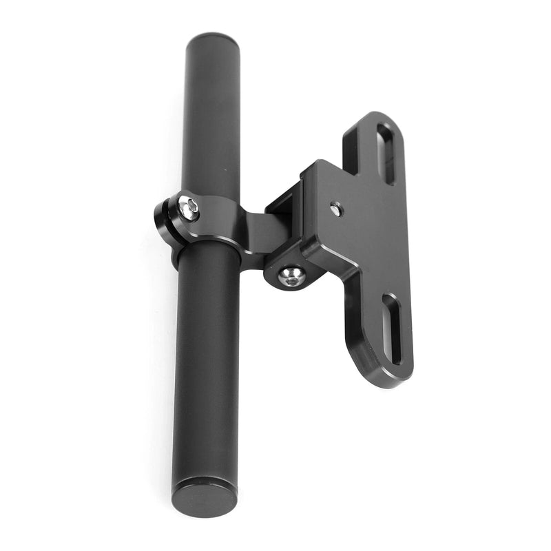 Motorcycle AH 22mm CNC Black Extension Mount Phone Holder