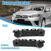 Toyota Yaris Pair Left Right Front Bumper Bracket (2012–2014)