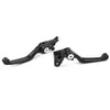 Honda XR250 XR400 Black CNC Pivot Brake Clutch Levers (1995-2007)
