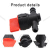 Motorcycle Bike ATV 8mm In-Line Petrol On-Off Fuel Tap Switch Valve