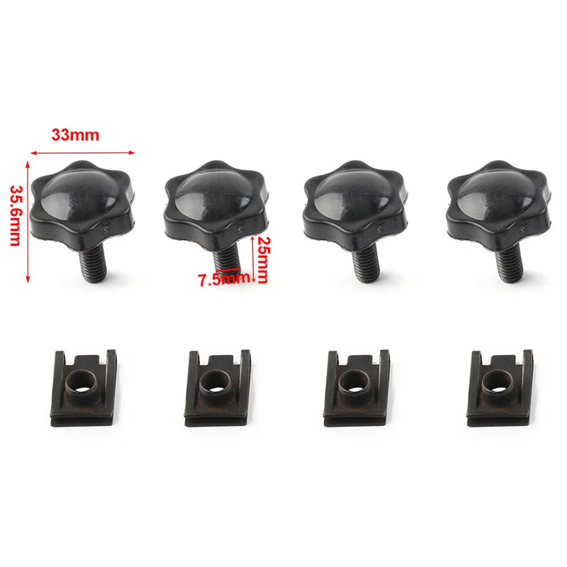 Harley FLHT FLHTCU  4pcs Saddlebag Lock Mounting Bolt Screws
