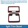 Suzuki Spacia Custom (2017-2024) Black Front Row Light Trim Bezel