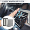 Kia Sorento 2.0L 2.4L 3.3L Engine Cabin Air Filter Combo (2016-2020)