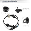 Chevrolet C3500 1 Pc ABS Wheel Speed Sensor (1995 - 1996)