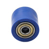Street Bike Blue 8MM Drive Chain Pulley Tensioner Wheel Guide