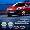 Car / Motorcycle Blue 2 x M20x1.5 Copper Oil Drain Plug W/Gasket