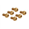 Bike Motorcycle 6pcs M6x25mm Titanium Torx Head Flange Bolts