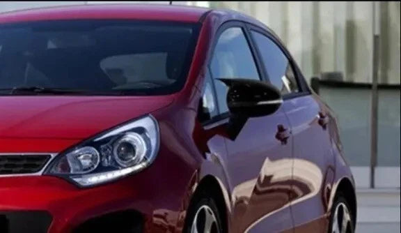 Kia Rio (2012-2016) 2 Piece Gloss Black Side View Mirror Covers
