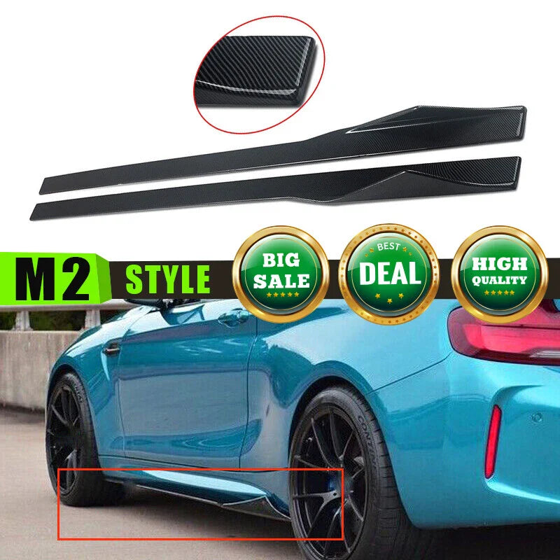 BMW 2-Series F22 F23 Carbon Painted MP Side Skirts (2014-2020)