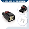 Mercedes Benz  - 1 Set Black Power Steering Pump Connector Plug