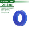 All Cars Oil Seal Rotary Shaft Seal TPU 12x18x6mm Blue 10 Pcs