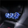 Ford Ranger Blue Alloy AC Radio Switch Trim Ring Knob Cover (2023-2025)