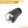 Ford Focus (2005-2012) - Plastic Silver Tone 6 Speed Manual Gear Shifter Knob