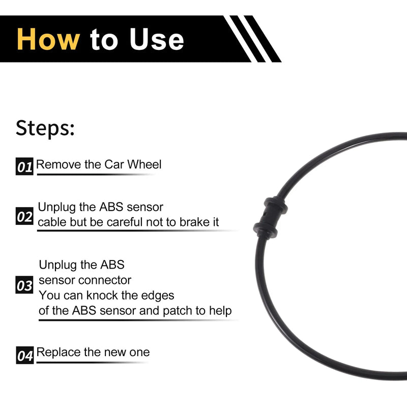 Mercedes-Benz W210 ABS Wheel Speed Sensor (1995-2002)