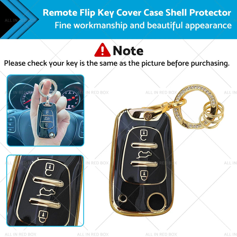 Hyundai i30 ix35 Remote Flip Key Cover Case (2010-2017)