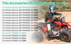 HONDA 400EX TRX400EX SPORTRAX CHAIN SLIDER GUIDE Swing Arm (1999–2014)